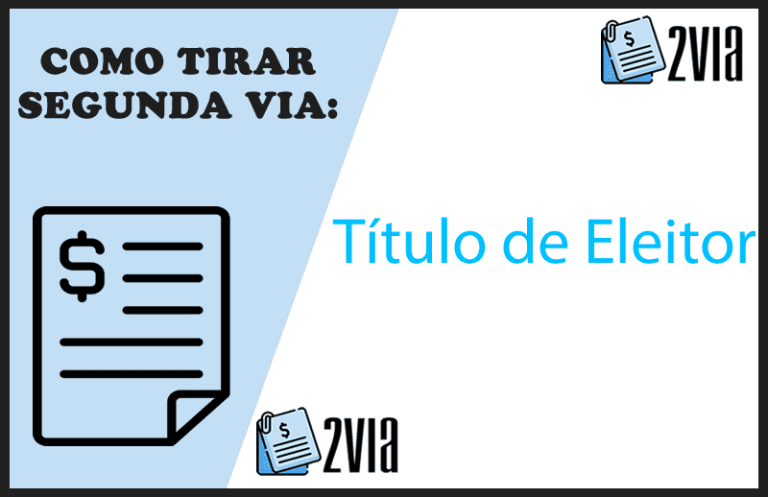 Segunda Via Título De Eleitor 2ª Via Presencial E Online 0788